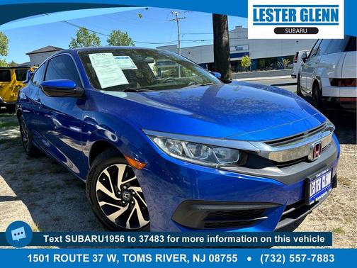 Aegean Blue Metallic 2018 Honda Civic LX-P