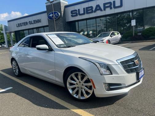 Crystal White Tricoat 2017 Cadillac ATS 2.0L Turbo Luxury