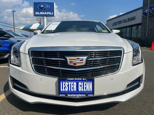Crystal White Tricoat 2017 Cadillac ATS 2.0L Turbo Luxury