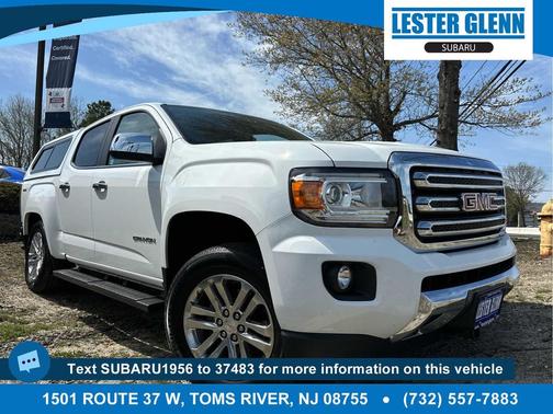 Summit White 2018 GMC Canyon SLT