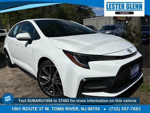 Super White 2020 Toyota Corolla SE