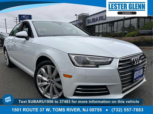 WHITE 2017 Audi A4 2.0T Premium