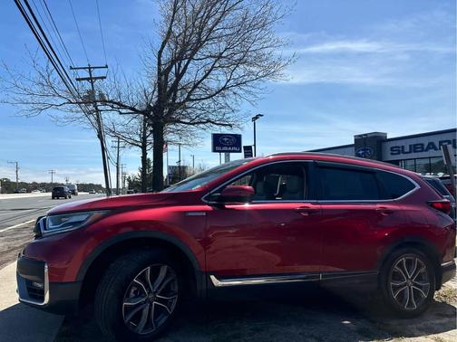 Radiant Red Metallic 2022 Honda CR-V Hybrid Touring