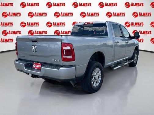 Billet Silver Metallic Clearcoat 2024 RAM 2500 Laramie Crew Cab 4x4 6'4' Box