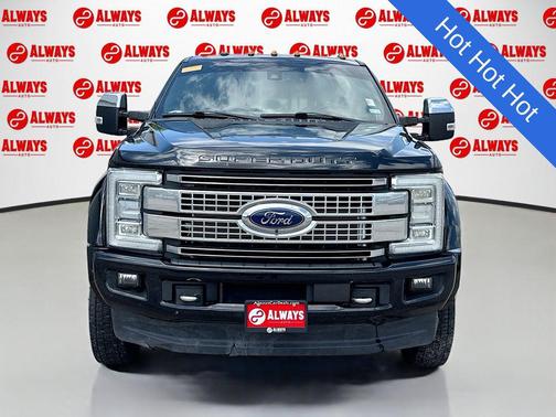 SHADOW BLACK 2018 Ford F-450 Platinum