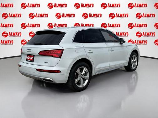 White 2020 Audi Q5 45 Premium Plus