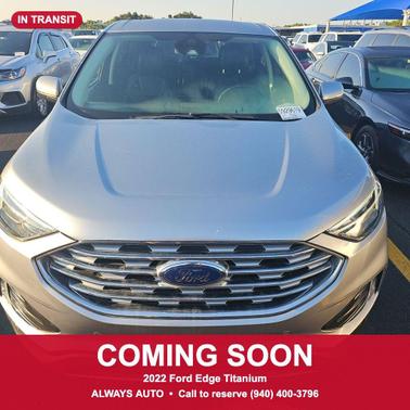 Iconic Silver Metallic 2022 Ford Edge Titanium