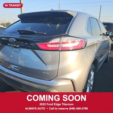 Iconic Silver Metallic 2022 Ford Edge Titanium
