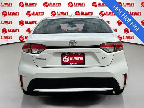 White 2022 Toyota Corolla LE
