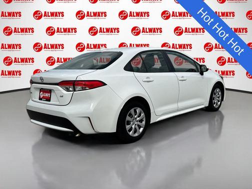 White 2022 Toyota Corolla LE
