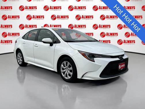 White 2022 Toyota Corolla LE