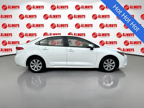 White 2022 Toyota Corolla LE