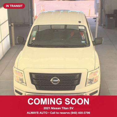 Glacier White 2021 Nissan Titan SV
