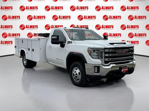 Summit White 2022 GMC Sierra 3500 SLE