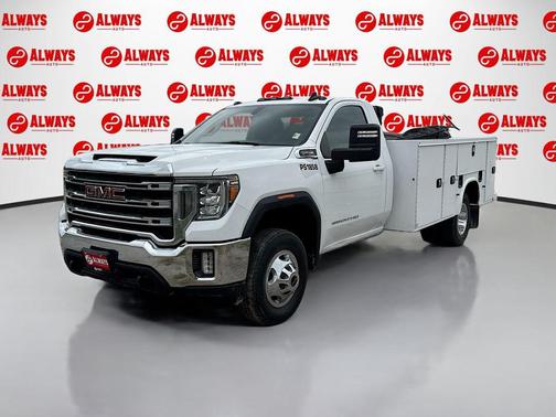 Summit White 2022 GMC Sierra 3500 SLE