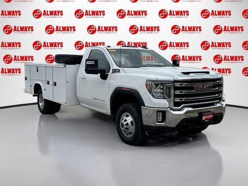 Summit White 2022 GMC Sierra 3500 SLE