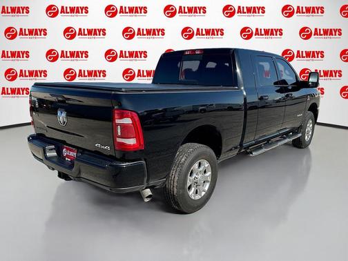 Diamond Black Crystal Pearlcoat 2024 RAM 3500 Laramie Mega Cab 4x4 6'4' Box