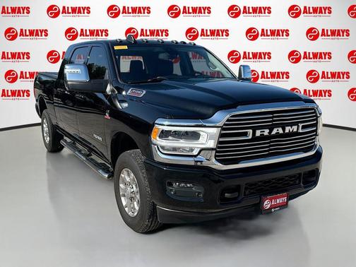 Diamond Black Crystal Pearlcoat 2024 RAM 3500 Laramie Mega Cab 4x4 6'4' Box