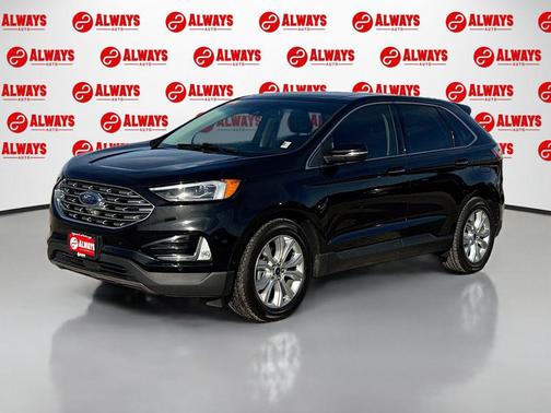 AGATE BLACK METALLIC 2020 Ford Edge Titanium