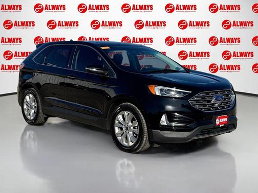 AGATE BLACK METALLIC 2020 Ford Edge Titanium