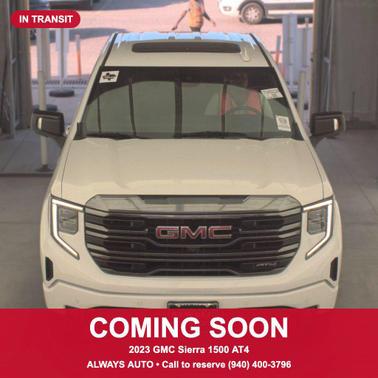 Summit White 2023 GMC Sierra 1500 AT4