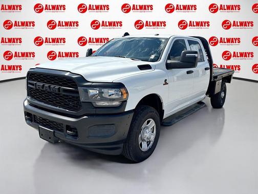 Bright White Clearcoat 2023 RAM 2500 Tradesman Crew Cab 4x4 8' Box