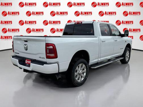 Bright White Clearcoat 2023 RAM 3500 Laramie Crew Cab 4x4 6'4' Box