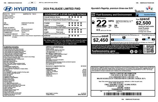 2024 Hyundai PALISADE Limited