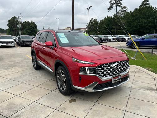 Red 2023 Hyundai SANTA FE HEV Limited