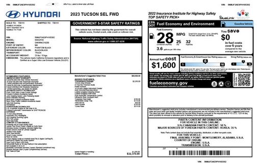 2023 Hyundai TUCSON SEL