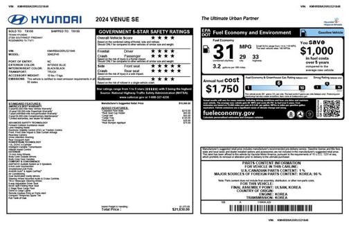 2024 Hyundai VENUE SE