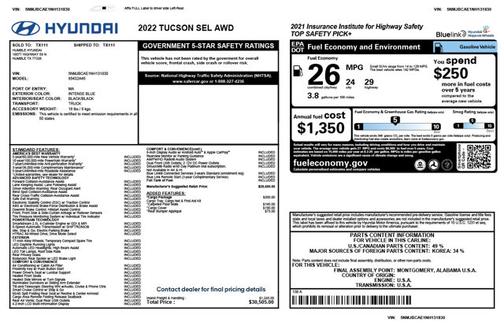 2022 Hyundai TUCSON SEL