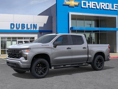 Sterling Gray Metallic 2026 Chevrolet Silverado 1500 Custom