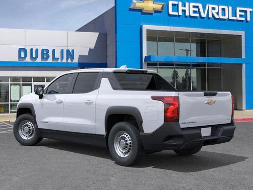 Summit White 2026 Chevrolet Silverado EV Custom - Standard Range 4WD