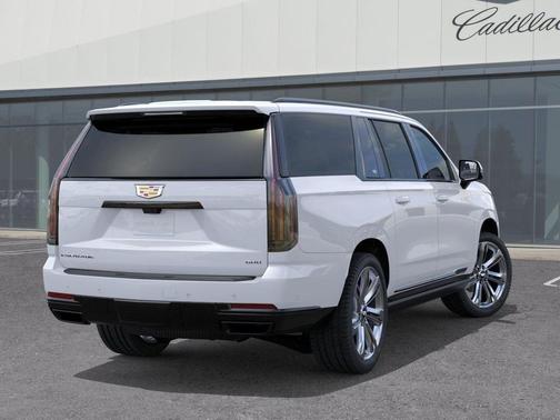 Vibrant White Tricoat 2026 Cadillac Escalade ESV Sport