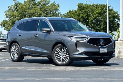 Lunar Silver Metallic 2023 Acura MDX Advance Package