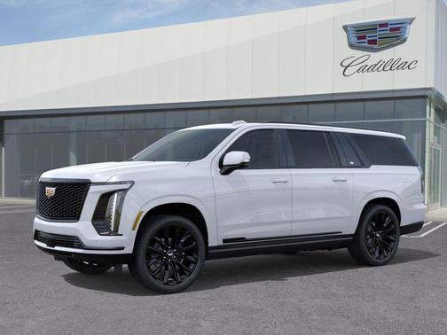 Vibrant White Tricoat 2026 Cadillac Escalade ESV Sport Platinum