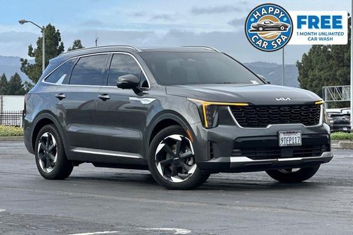 Interstellar Gray 2025 Kia Sorento Hybrid SX Prestige