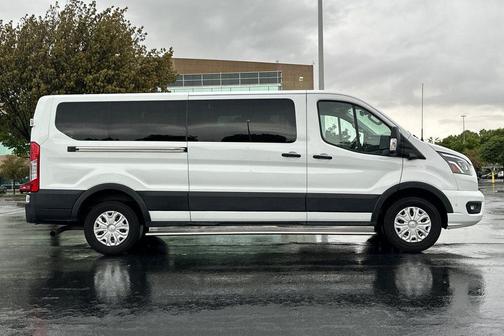 Oxford White 2023 Ford Transit-350 XLT