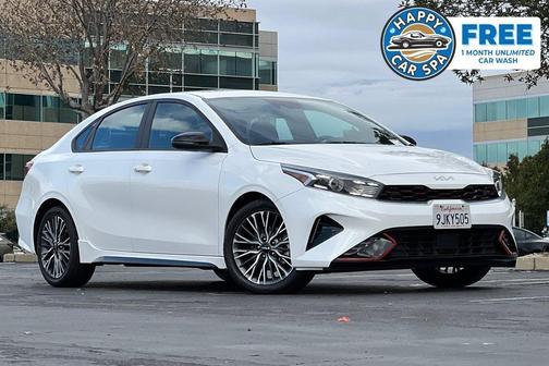 Snow White Pearl 2023 Kia Forte GT-Line