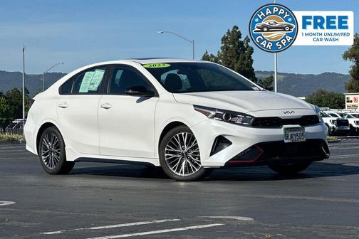 Snow White Pearl 2023 Kia Forte GT-Line