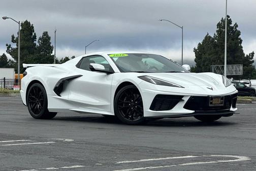 Arctic White 2026 Chevrolet Corvette Stingray w/2LT