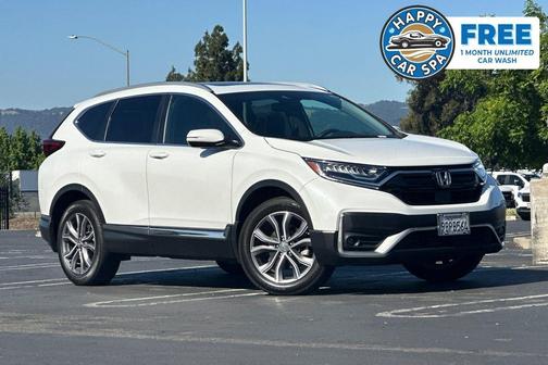 Platinum White Pearl 2022 Honda CR-V AWD Touring