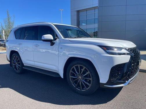 Ultra White 2026 Lexus LX 700h F SPORT Handling