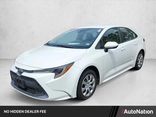 White 2022 Toyota Corolla LE