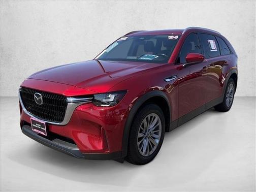 Soul Red Crystal Metallic 2024 Mazda CX-90 PHEV Preferred
