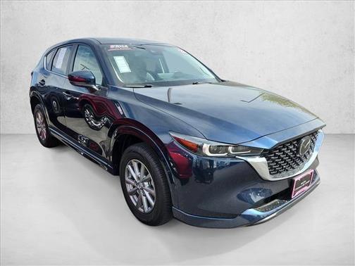 Deep Crystal Blue Mica 2025 Mazda CX-5 Preferred