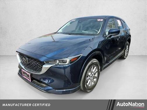 Deep Crystal Blue Mica 2025 Mazda CX-5 Preferred