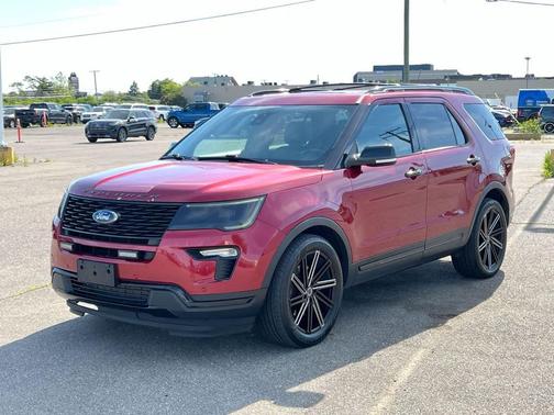 RUBY RED METALLIC TINTED CC 2019 Ford Explorer Sport