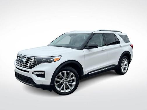 STAR WHITE MET TRI-COAT 2023 Ford Explorer Platinum